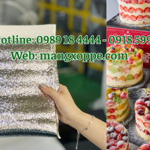Túi xốp bạc giữ nhiệt cho bánh ngọt lạnh, bánh Tiramisu tại Hồ Chí Minh