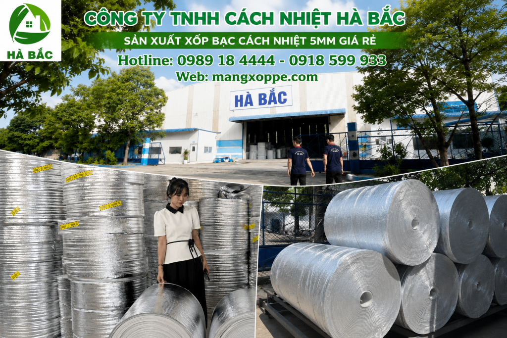 Xốp bạc cách nhiệt 5mm