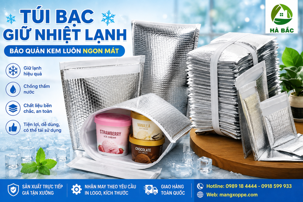 Túi giữ nhiệt nóng lạnh cho thực phẩm