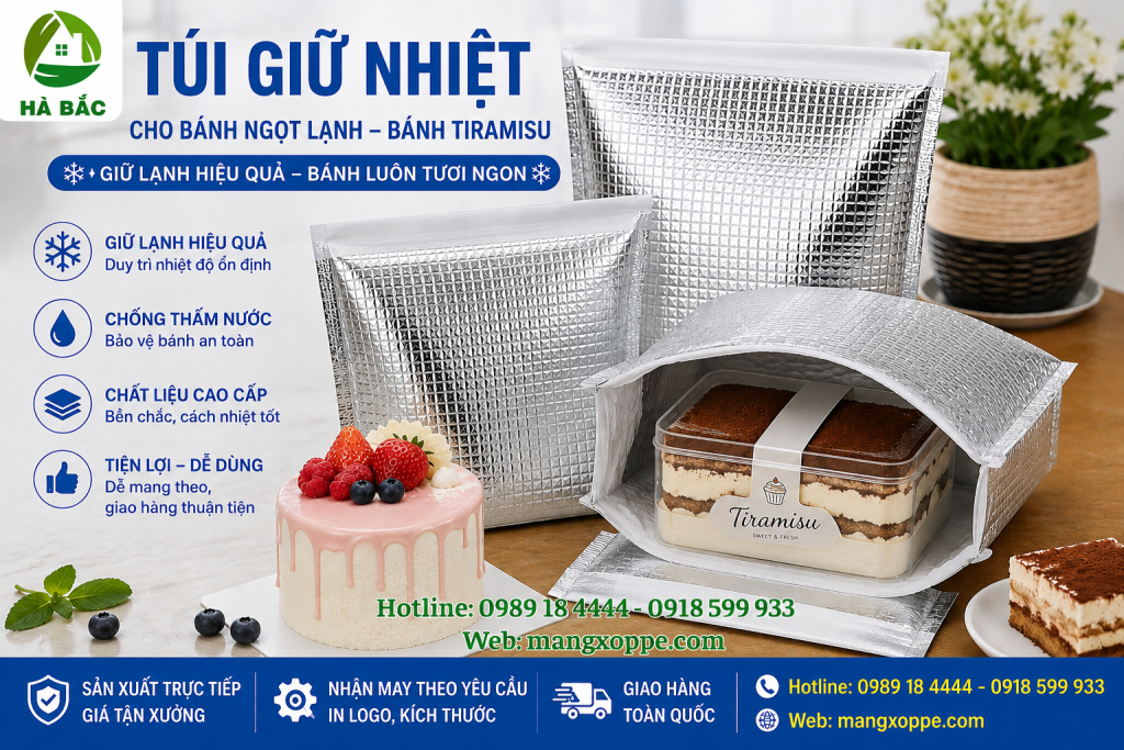 Túi giữ nhiệt nóng lạnh cho thực phẩm