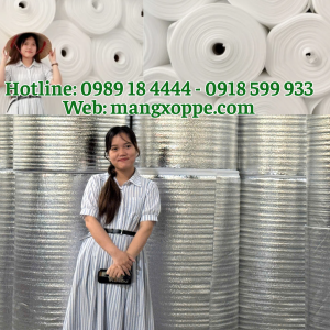 Xốp bạc cách nhiệt 3mm, xốp bạc cách nhiệt 3mm giá rẻ tại Tây Ninh, Long An