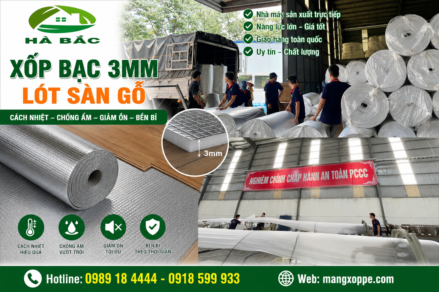 Xốp bạc cách nhiệt 5mm giá rẻ, công ty sản xuất xốp bạc 5mm giá rẻ tại Long An, HCM, Đồng Nai - Ảnh 3